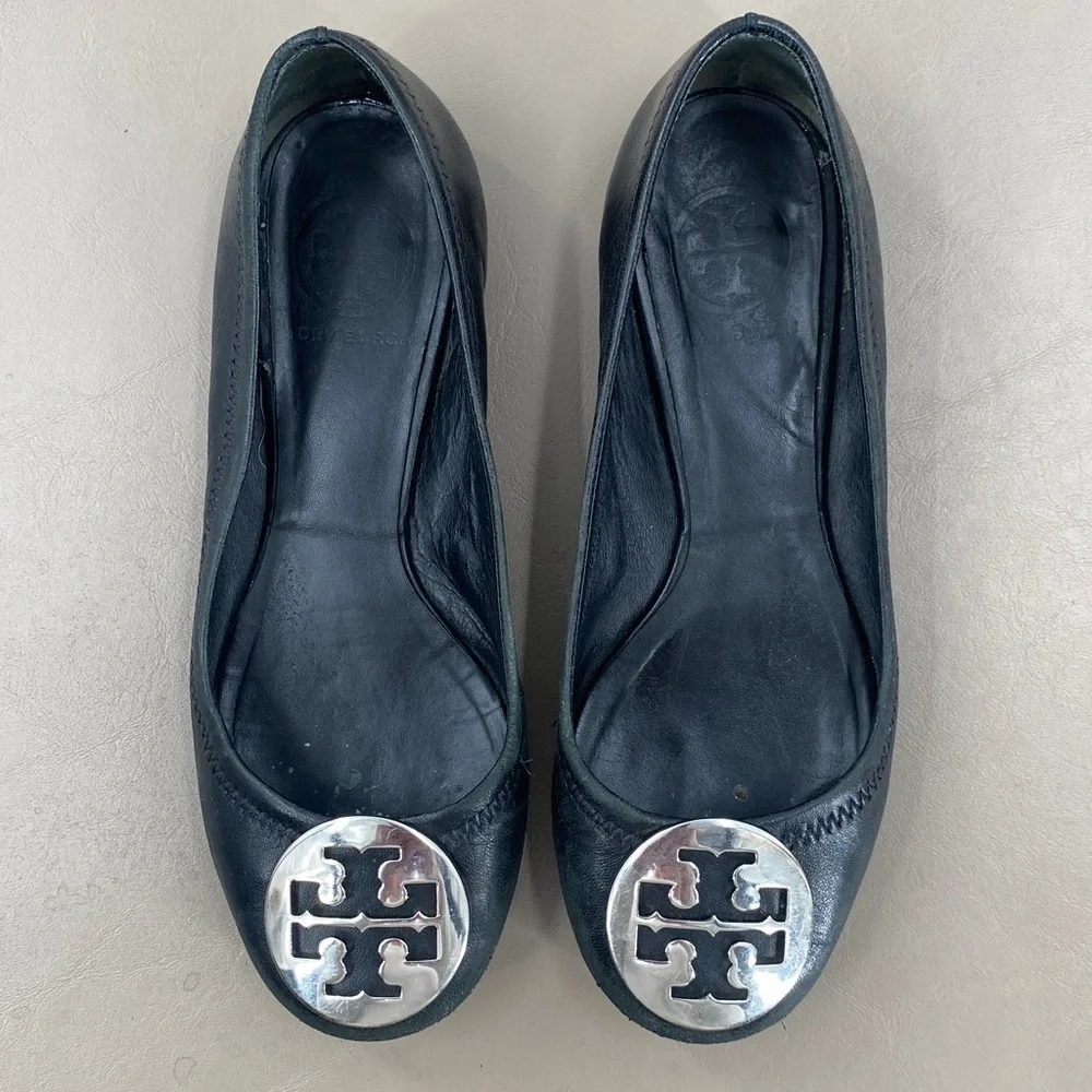 Tory Burch Black Ballet Flats size 6.5